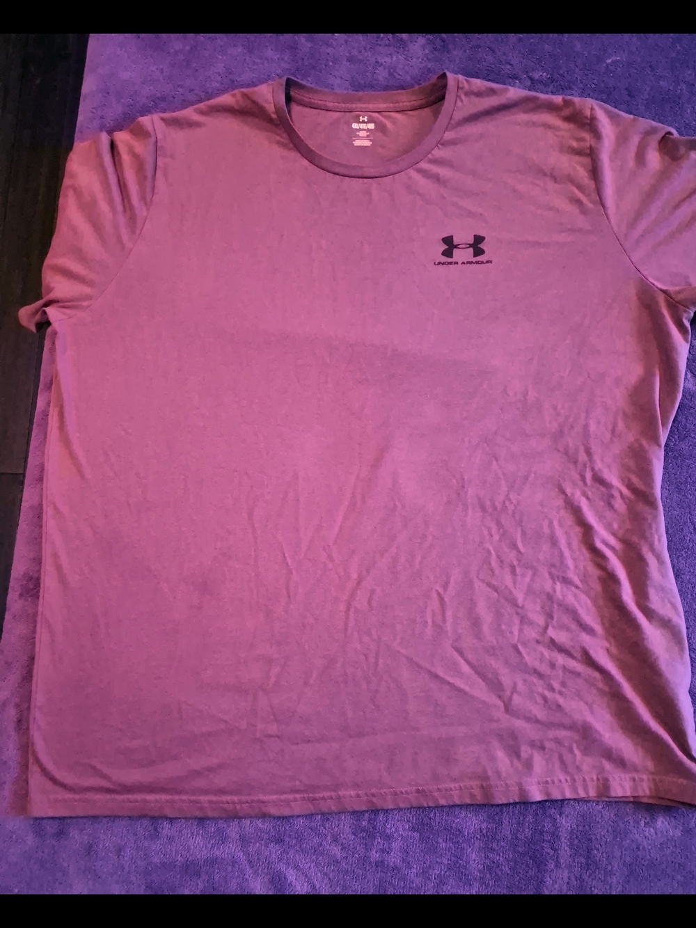 Under Armour Men’s Short Sleeve Crew Tee - Burgundy Tshirt 4Xl. XXXXL